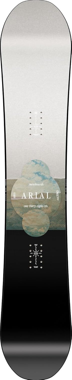 Nitro Snowboards Mädchen Arial BRD ´25, Allmountainboard, Twin, Cam-Out Camber, All-Terrain