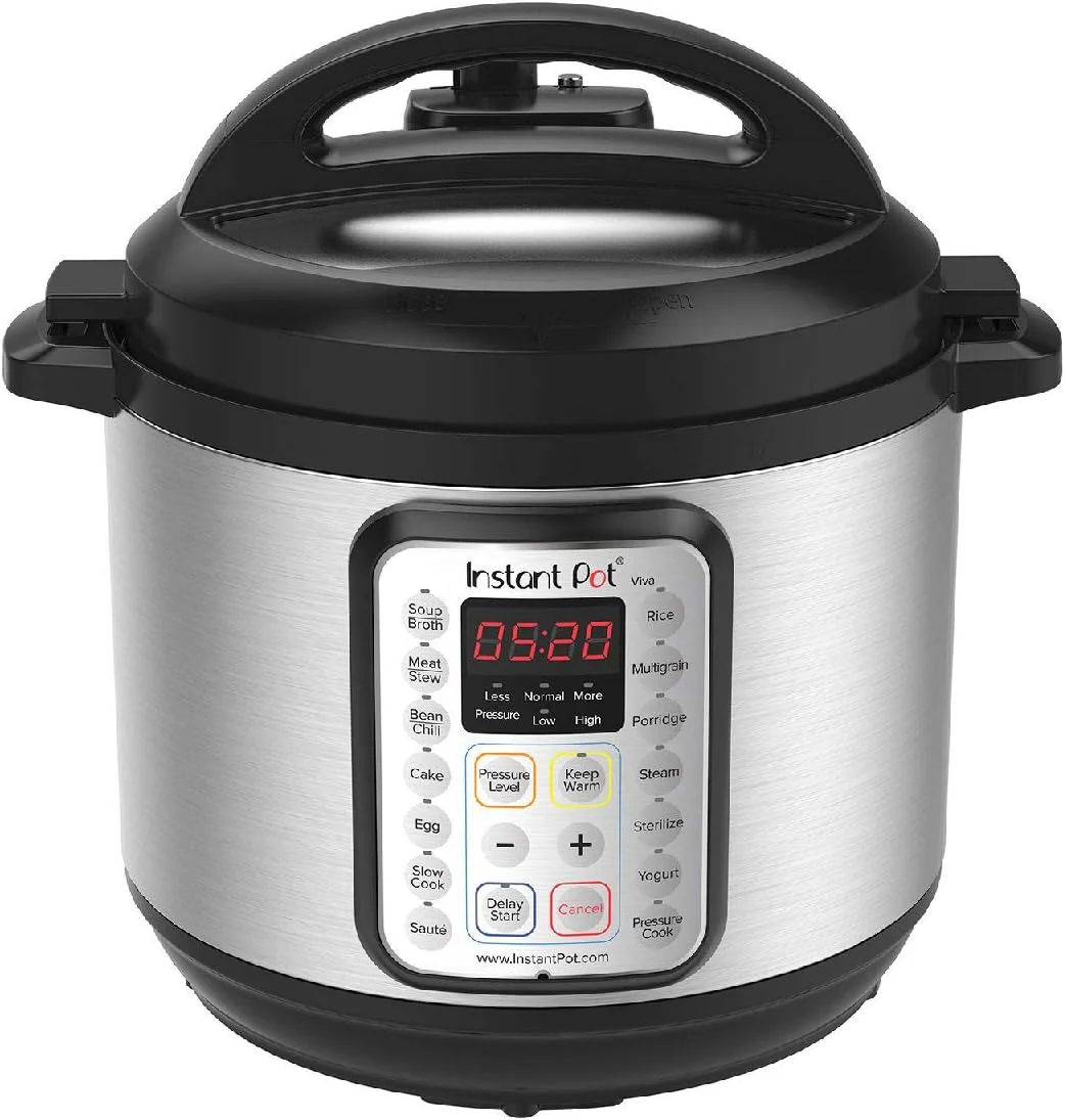 9-in-1 Multicooker. Pressure Cooker. Slow Cook. Rice Maker. Steamer. Saut茅. Yogurt. Warmer & Sterilizer. Includes App With Over 800 Recipes. Stainless Steel. 6 Quarts
