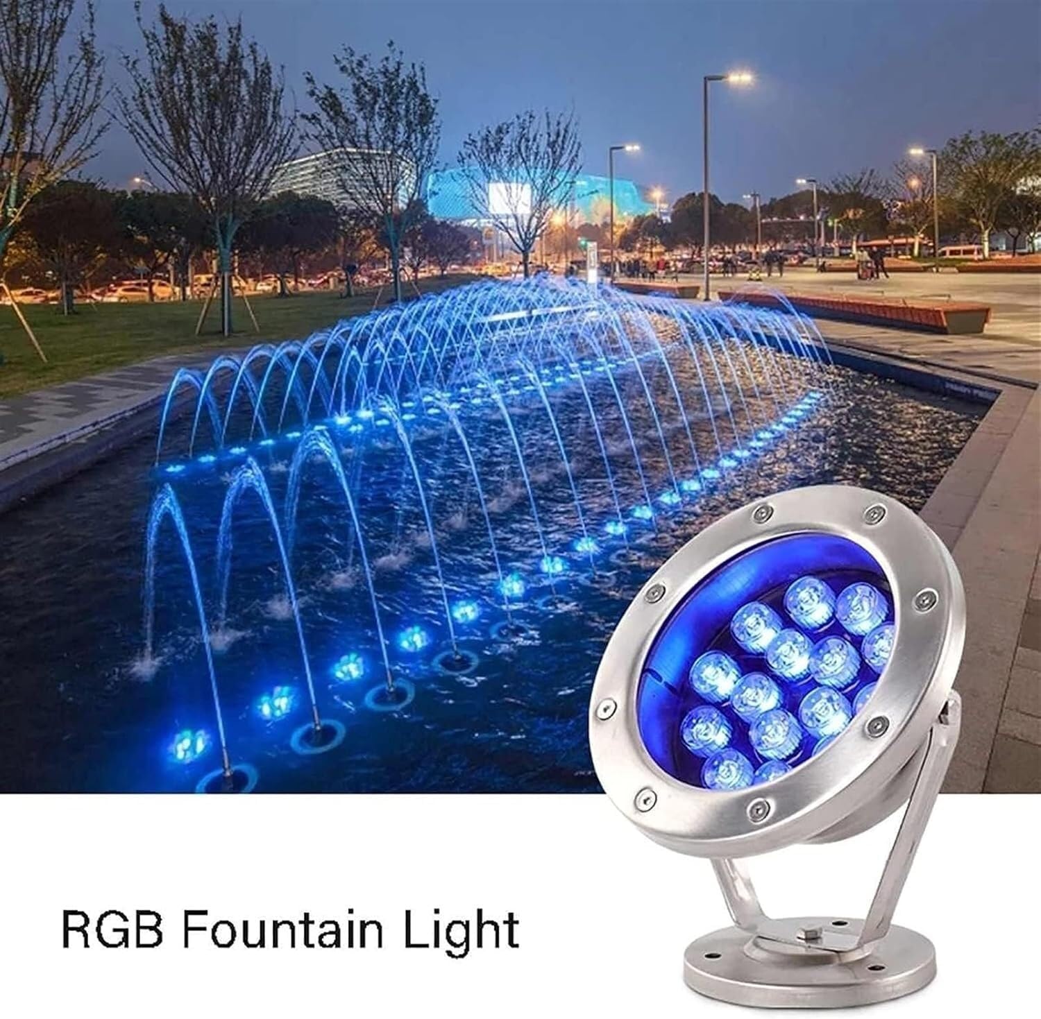 Wasserdichtes Unterwasserlicht mit LED für Pool, wasserdichtes Licht für Gartenpool, rot für Aquarium, Hof, Brunnen (36 W (12 V))