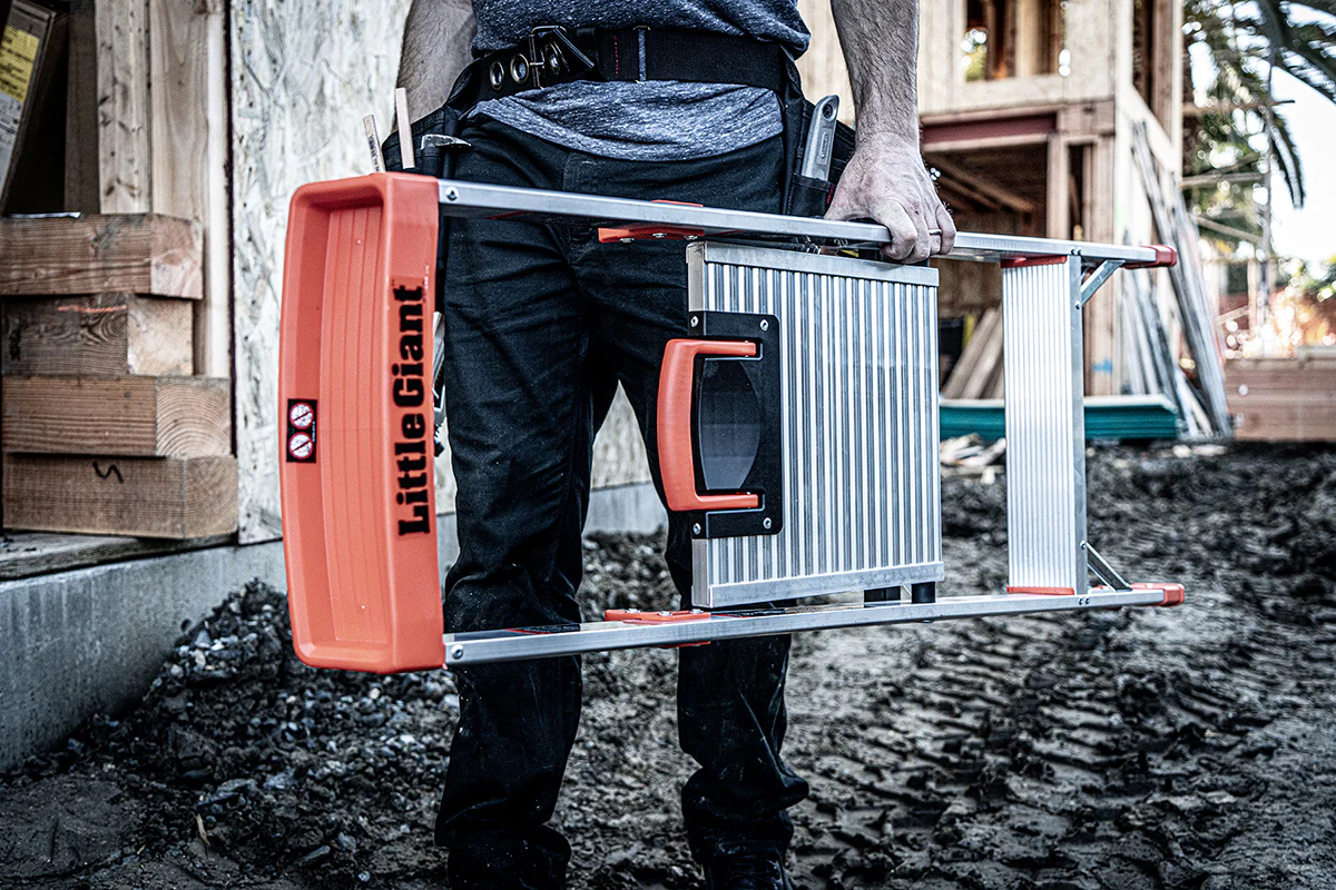 2025 Licht, stabiel en altijd binnen handbereik �C De multifunctionele vouwladder Flip-N-Lite