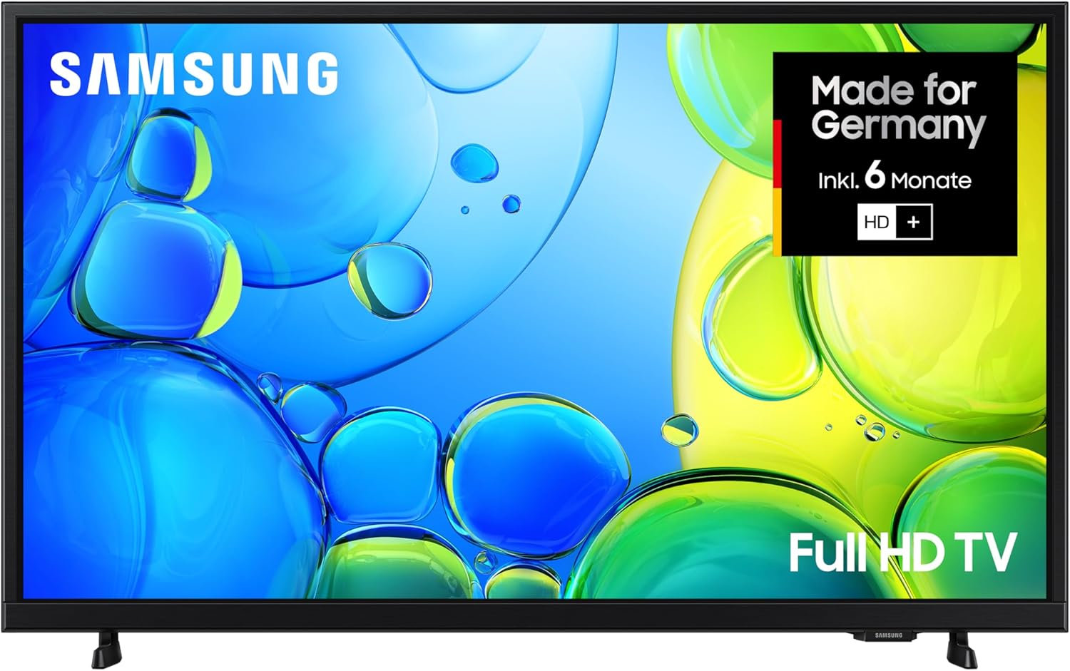 Full HD F6009F 32 Zoll (81 cm) LED Flachbildfernseher, PurColor-Technologie, HDR, Object Tracking Sound Lite, Knox Security, One UI Tizen, Smart TV, Unbegrenzt kostenlose Inhalte