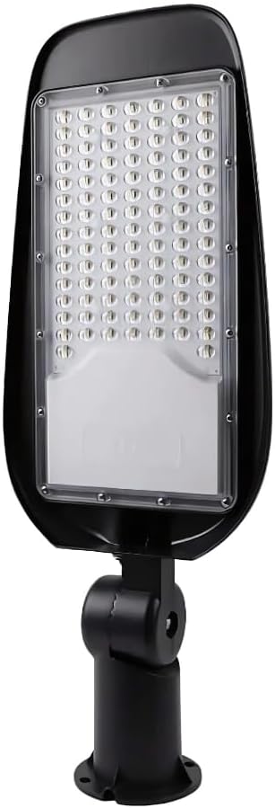 LUXULA LED Straßenlaterne 50W 8 Stück, 5800 Lumen, 5000K Neutralweiß, IP65 Wasserdicht, Mastleuchte, Straßenlampe, Aussenleuchte, Wegeleuchte für Hof, Parkplatz, Einfahrt und Gartenwege