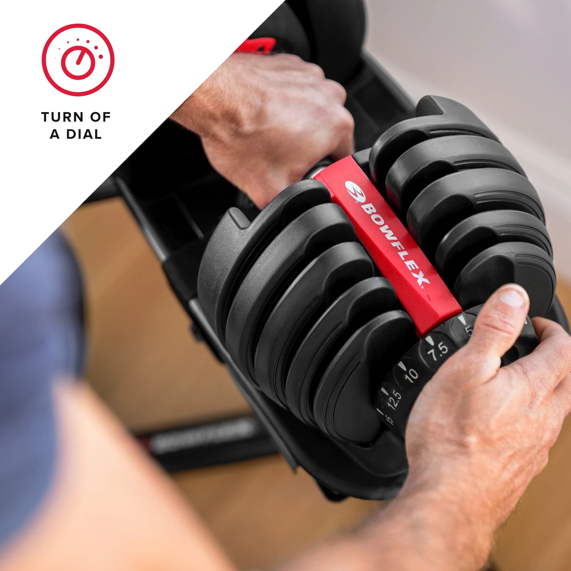Bowflex SelectTech 552 Dumbbell Verstelbare Enkele Halter