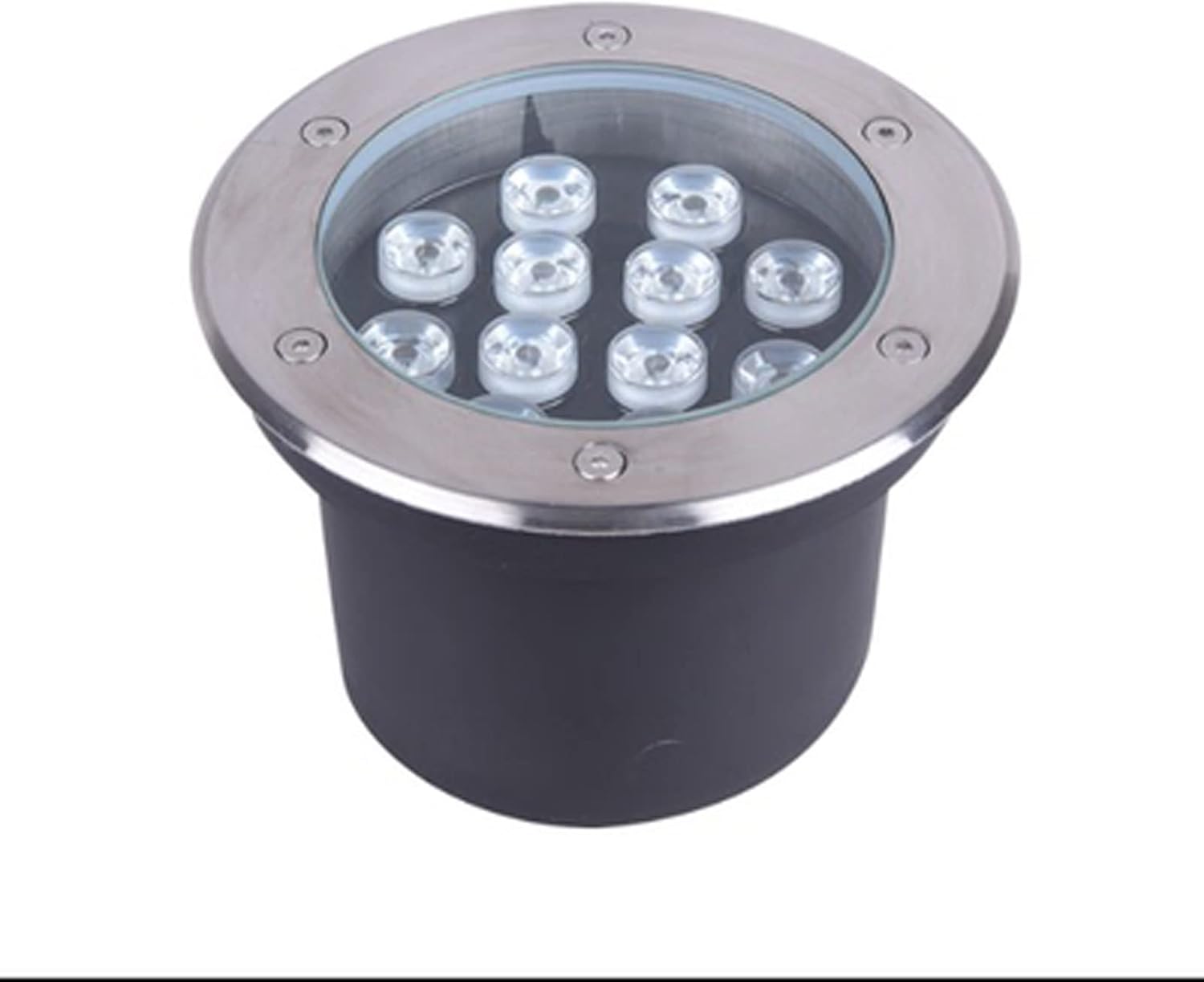 Mehrfarbige LED-Einbauleuchten, wasserdicht, IP65, rostfrei, Aluminium, für den Außenbereich, Landschaftsbeleuchtung für Gehwege, Rasen, Wege, dekorative Gartenleuchten