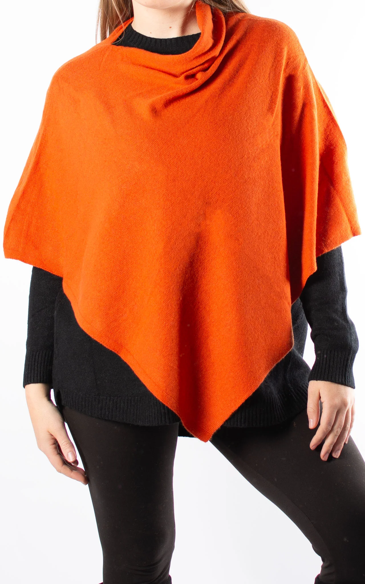 Poncho | Plain | Orange