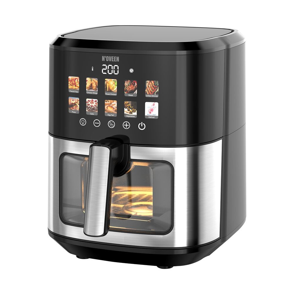 Air Fryer Frytkownica beztłuszczowa z okienkiem Noveen AF780 X-Line, 1700 W, 6,5 l, czarna