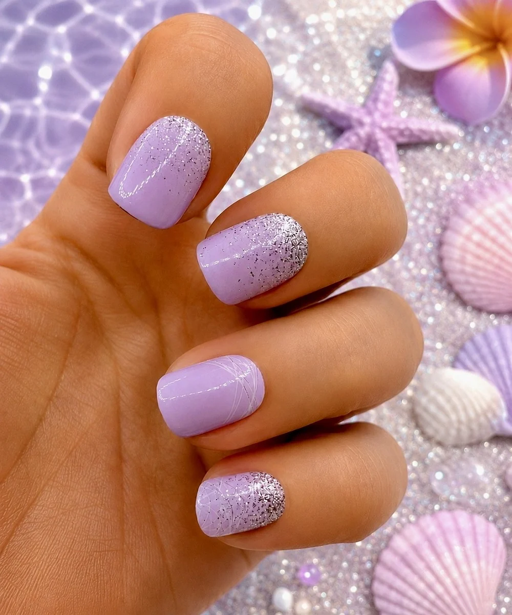 XL Lilac Glitter Dress