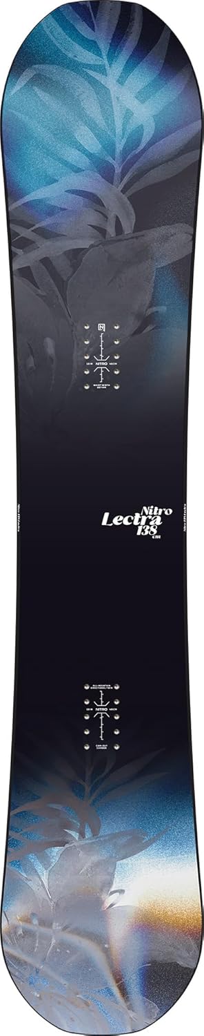 Nitro Snowboards Damen LECTRA Leaf CAM-Out Camber Board ´25 All Mountain Girls Board für Einsteiger Directional Twin
