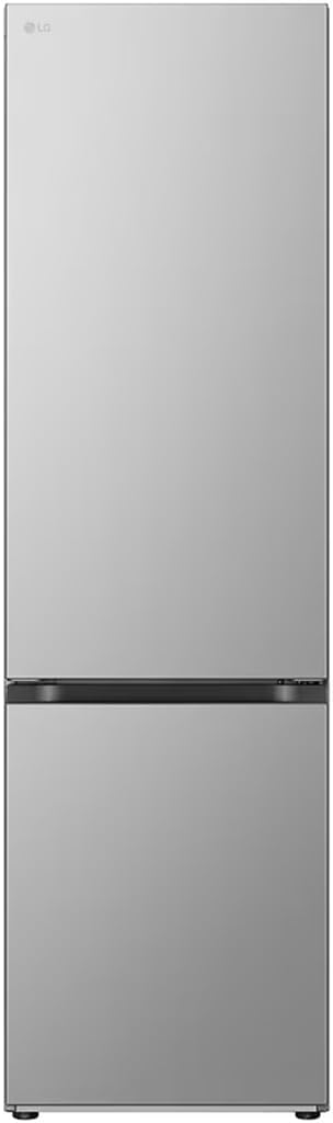 LG GBV5240APY Kühl-/Gefrierkombination, Klasse A, 387 L, No Frost, Flaschenregal, DoorCooling+, LINEARCooling, 59,5 x 203 x 67,5 cm – Silber [Energieklasse A]