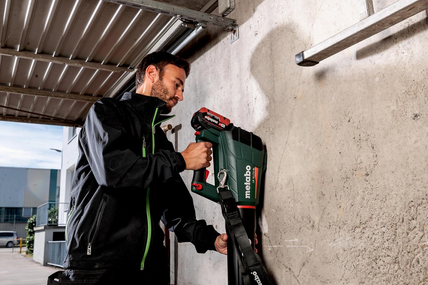 metabo Akku-Laubbläser LB 18 LTX BL – 601607850 – 18 V – Leiser Akku-Laubbläser mit starkem Motor und konstanter Blaskraft – Ohne Akku und Ladegerät, Grün