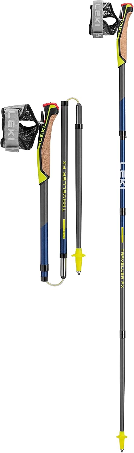 Leki Traveller FX.One Carbon Stöcke, Silvergray-midnightblue
