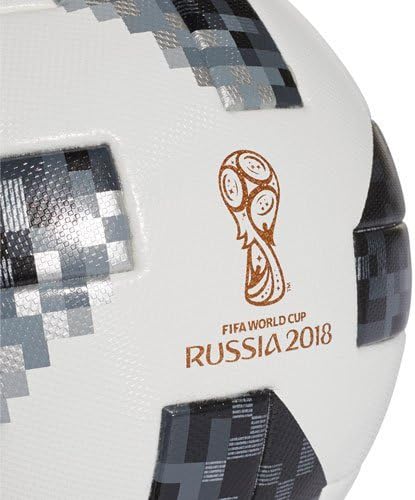 adidas Offizieller Weltmeisterschaftsball [Weiß/Schwarz/SILVMT]