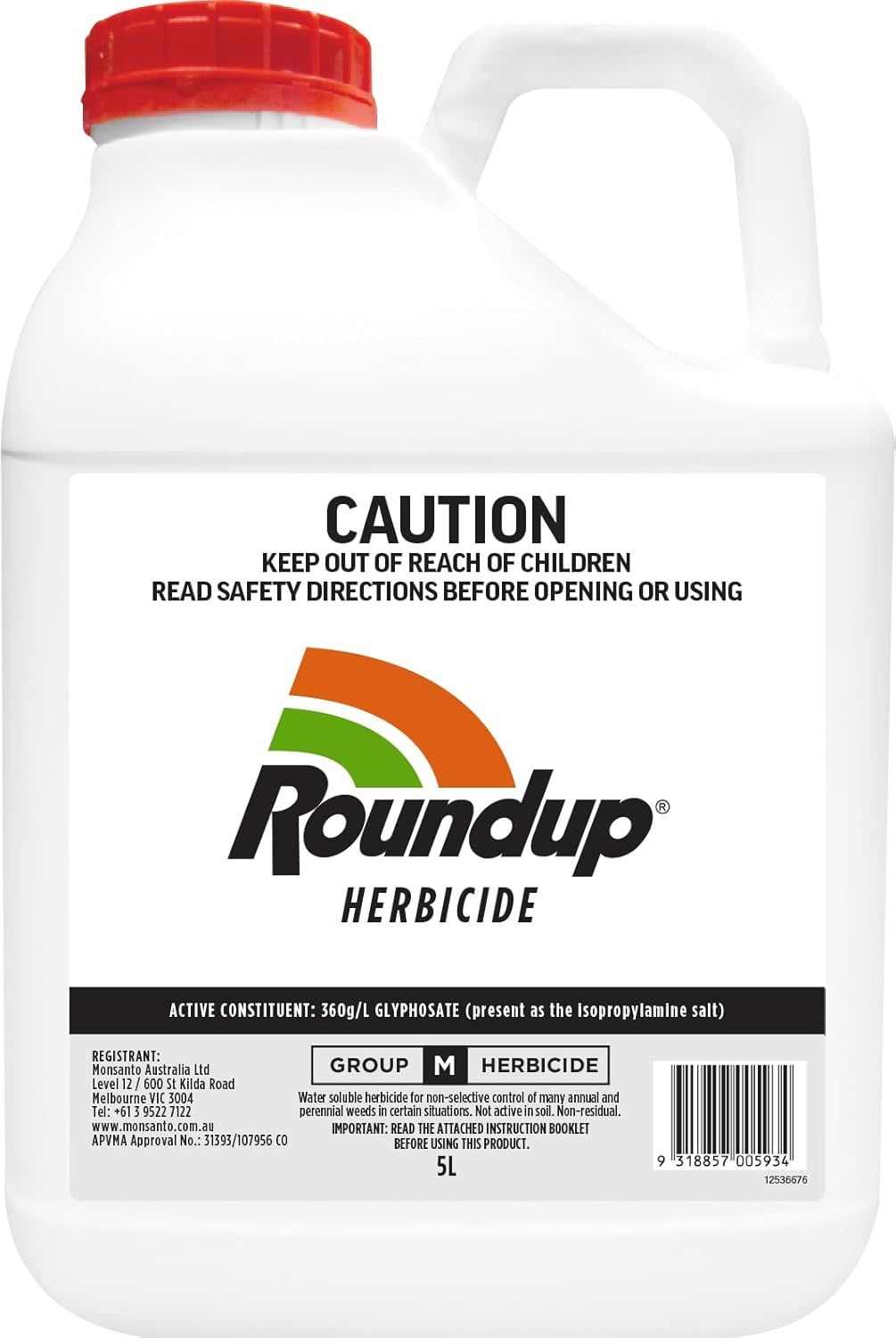 Roundup Universal Weedkiller Liquid Concentrate, 5 Litre