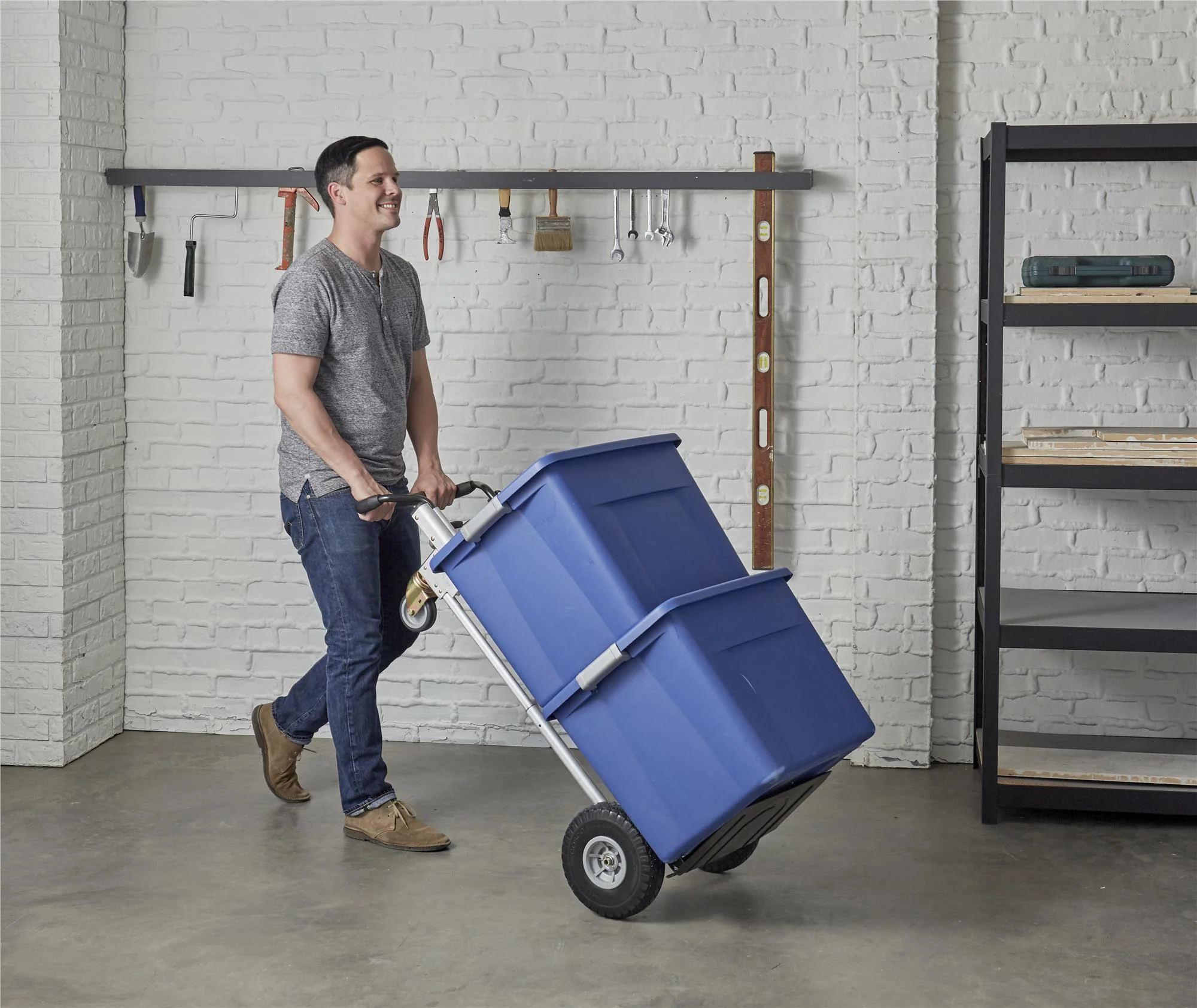 4-in-1 Steekwagen uit de Folding-serie met lekvrije banden
