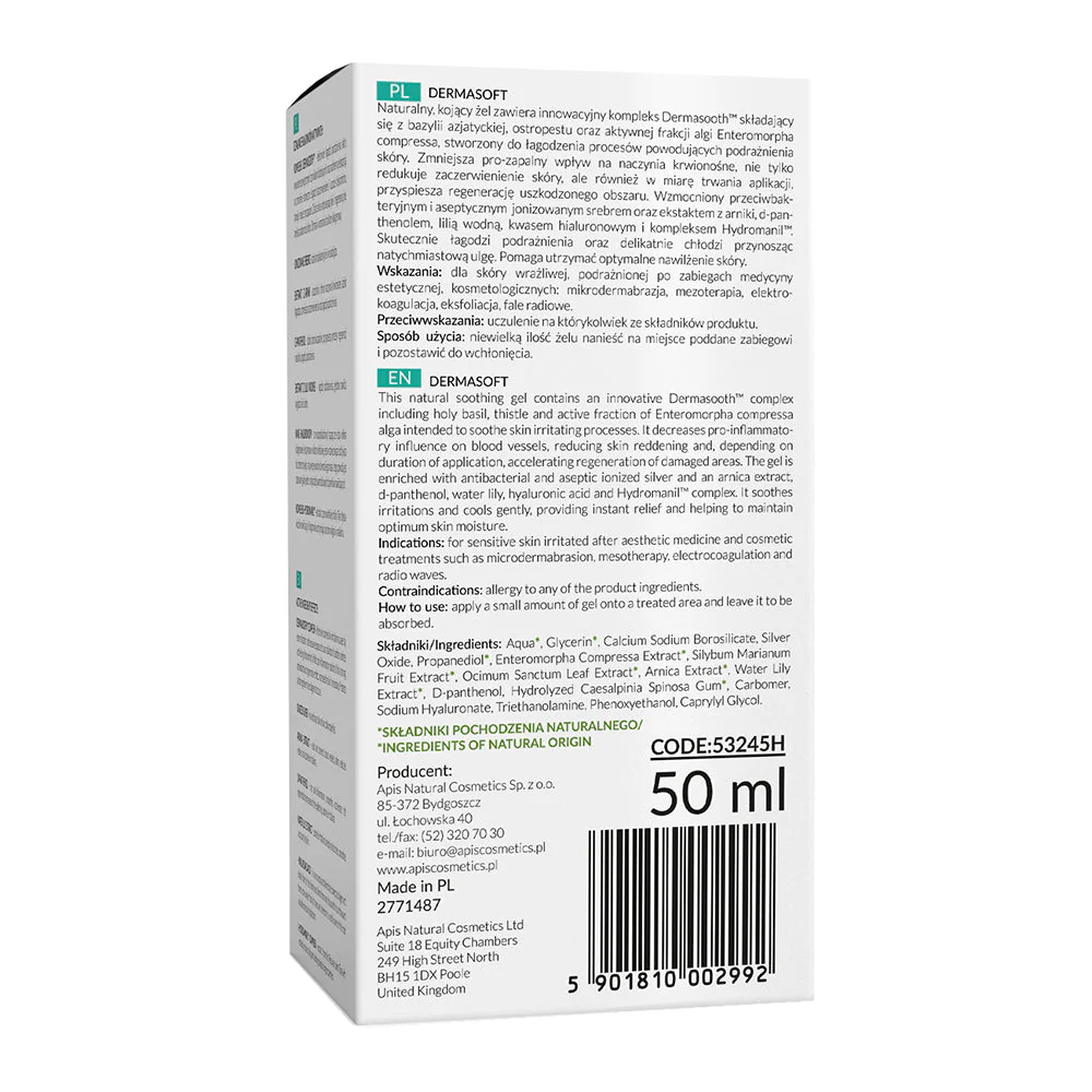 Apis DERMASOFT Intensive Soothing Gel | 50ml