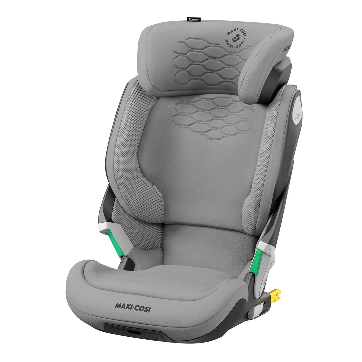Maxi-Cosi Kore Pro i-Size Kindersitz, 3.5–12 Jahre, 100–150 cm, ClickAssist Licht, Verstellbare Höhe/Breite, Side Protection System+, Authentic Cognac