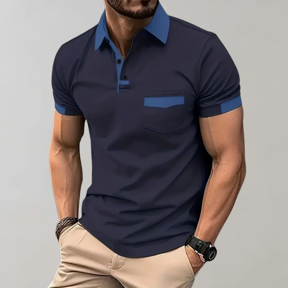 Herren Poloshirt Kurzarm - Klassisches Polohemd mit Slim Fit Passform - Atmungsaktives Shirt f��r Alltag, Freizeit und B��ro