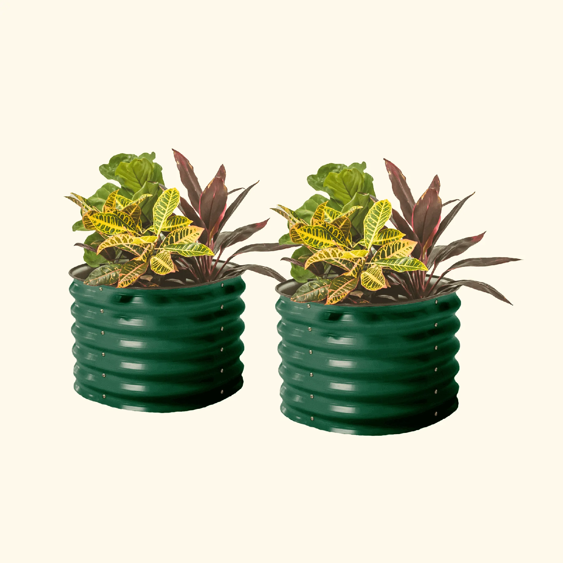 Zelfbewaterende plantenbak - set van twee