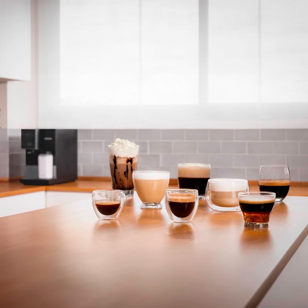 Cecotec Kompakte Superautomatische Kaffeemaschine mit Wifi Cremmaet Compactccino Connected Black Rose. 1350W, 19 Bar, TFT-Bildschirm und APP, Mahlwerk, Milchtank 400 ml und 1 Liter Wasser