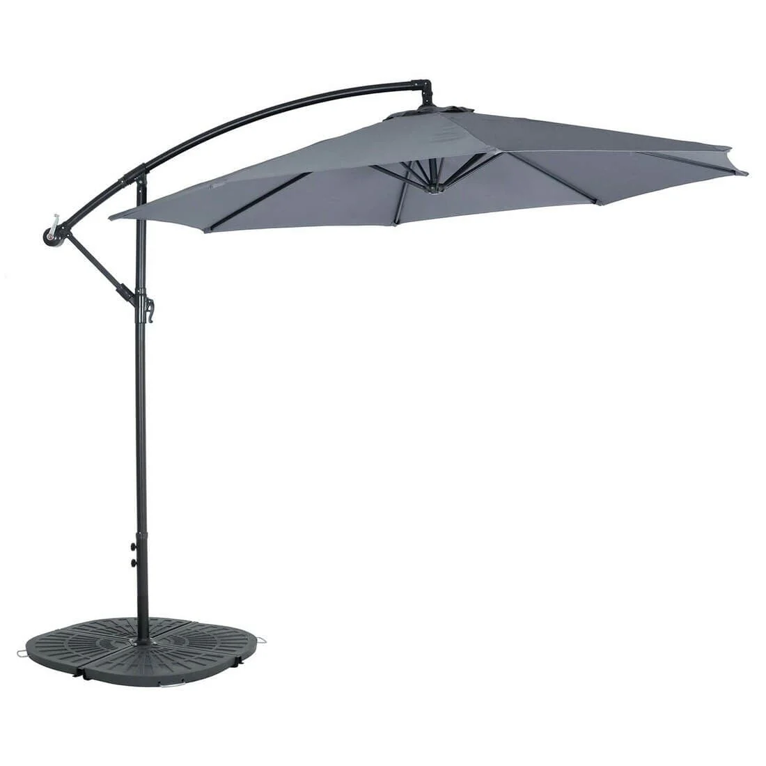Grote 3m Banana Parasol �C Grote Patio Parasol met Verwijderbare Arm