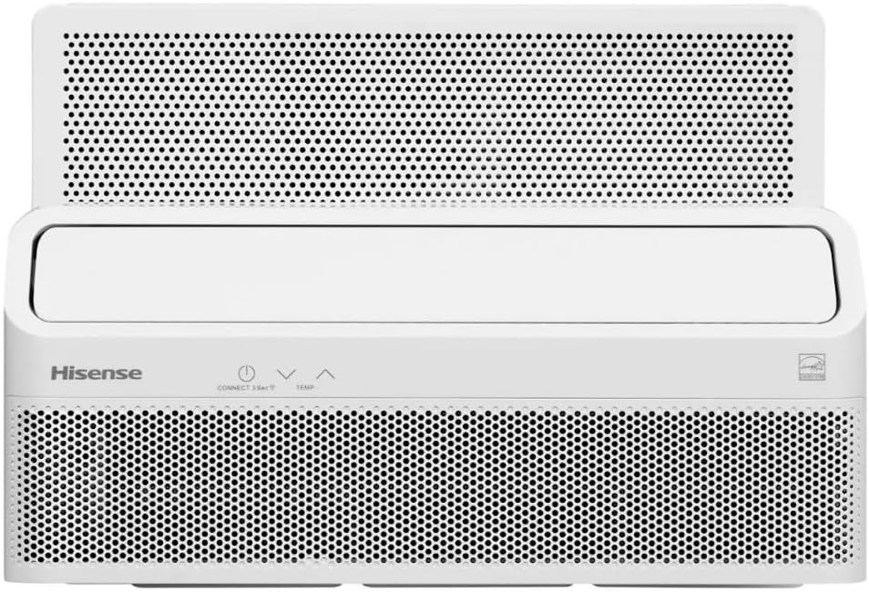 Hisense 8,000 BTU Smart Inverter Window Air Conditioner Easy Install Bracket