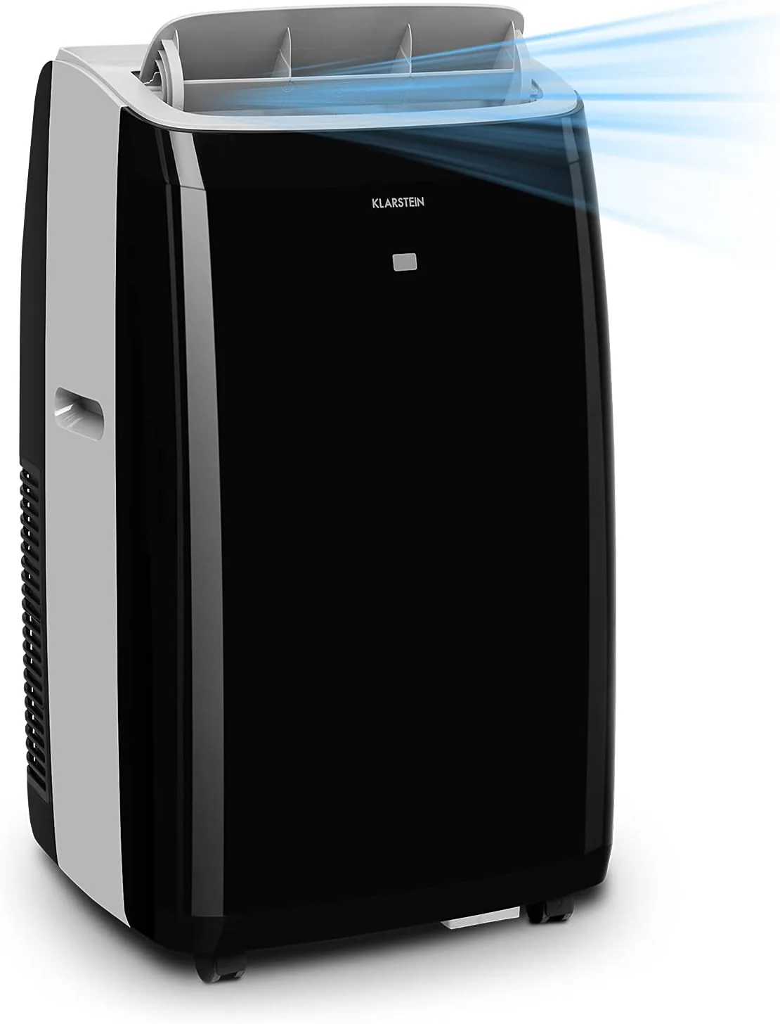 Klarstein Mobiele Airconditioner met Afvoerslang, 4-in-1 Airco, Ventilator, Luchtontvochtiger & Nachtmodus, Kleine & Draagbare Airco voor Thuis & Kantoor, Laag Verbruik, 14000BTU