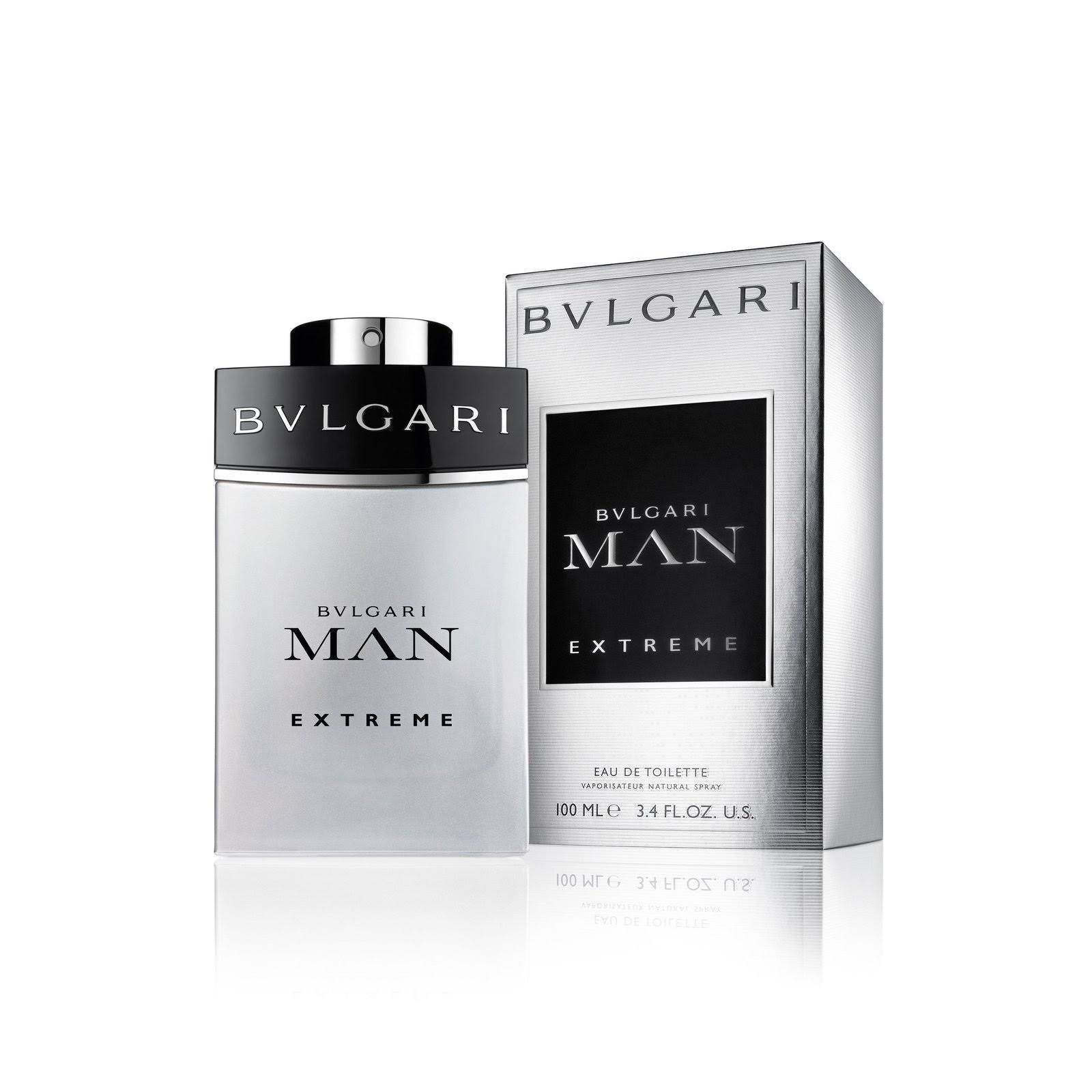 Bvlgari Man Extreme Eau de Toilette Spray voor mannen, 3,4 ounce