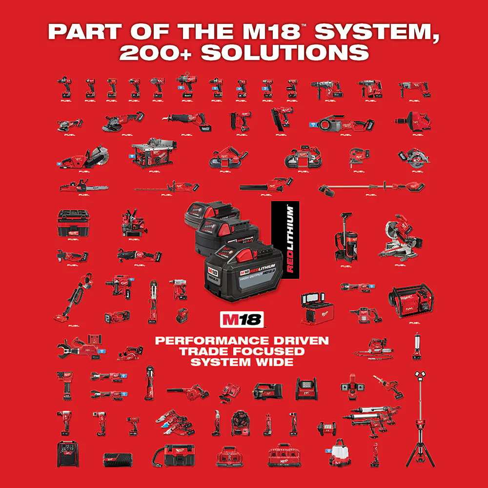 2025 Milwaukee 2792-20 Bluetooth Radio / Cargador M18 18V voor Werkplek - Los Gereedschap