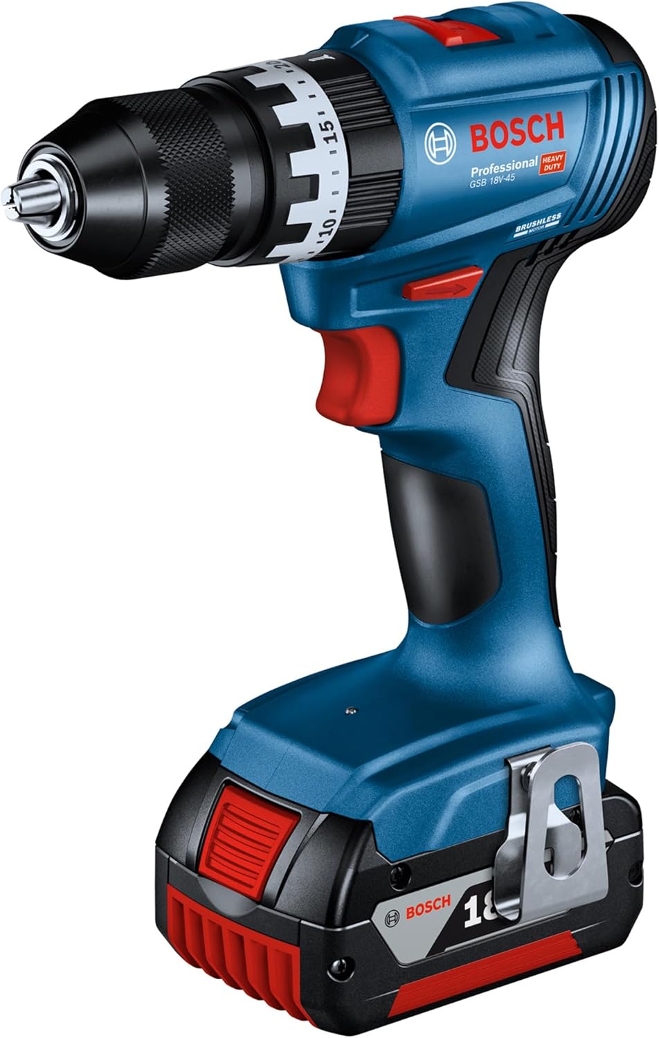 Bosch Professional 18V System Akku-Combo Kit: GSB 18V-45 + GBH 18V-22 + GWS 18V-8 (inkl. 3x GBA 4.0Ah, GAL 18V-40, Werkzeugtasche) – Amazon Exclusive