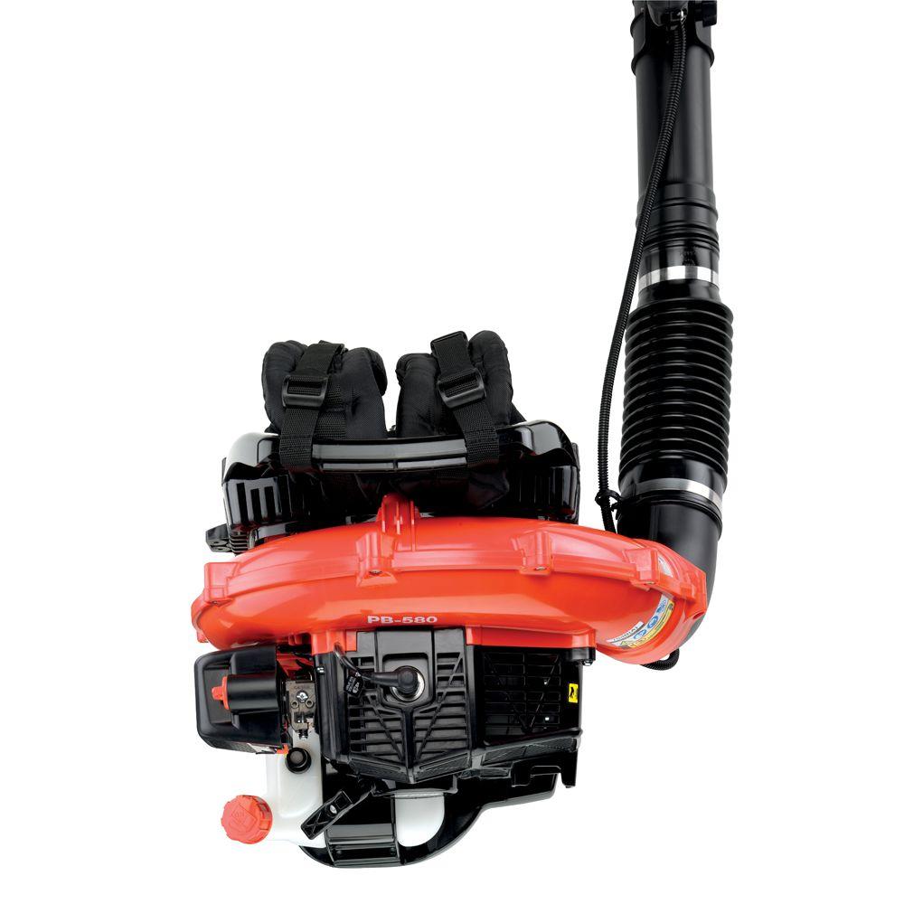 ECHO PB-580T 58.2cc Gas Backpack Leaf Blower, 216 MPH, 517 CFM, 2-Stroke Engine, Tube Throttle