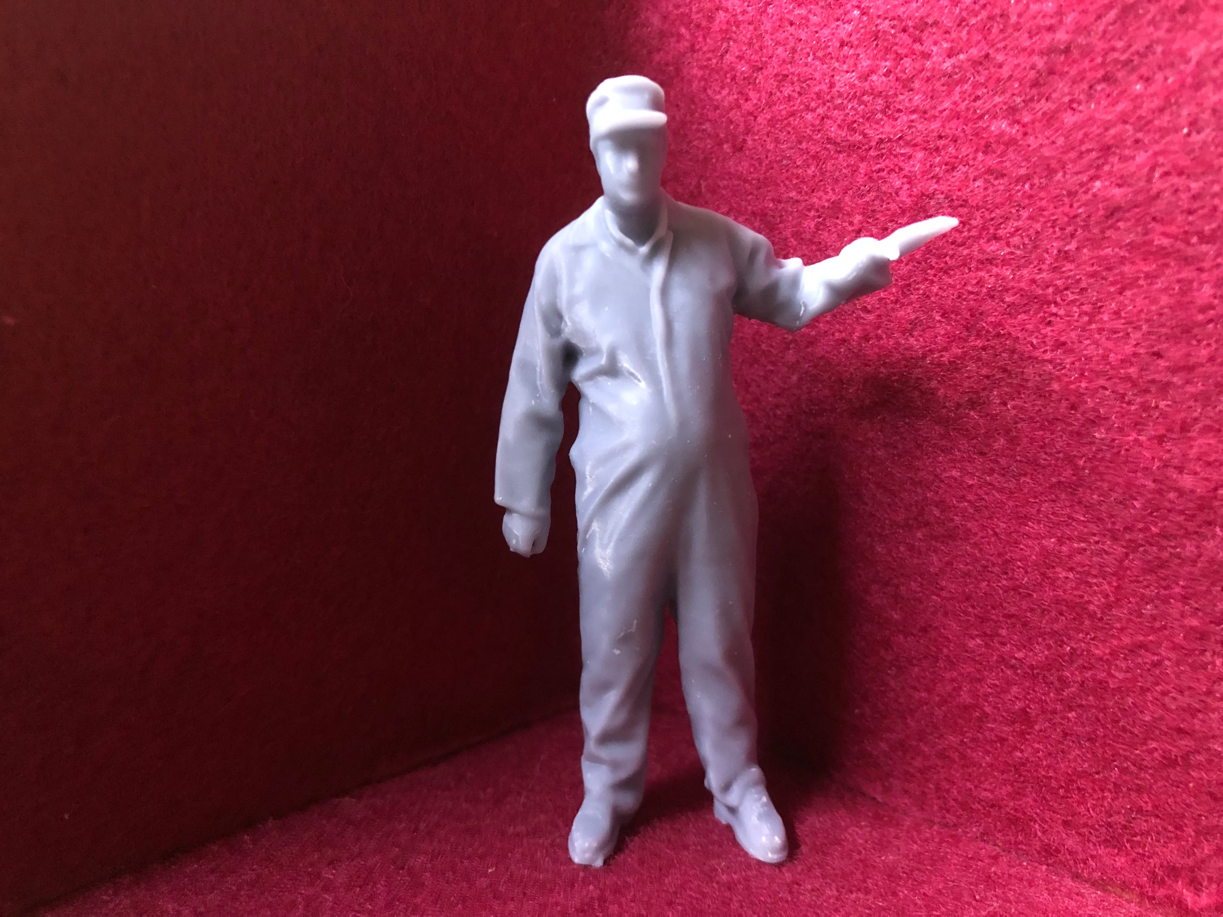 G-Scale driver figure - 3D scan of a real person - D034 (also GN15)