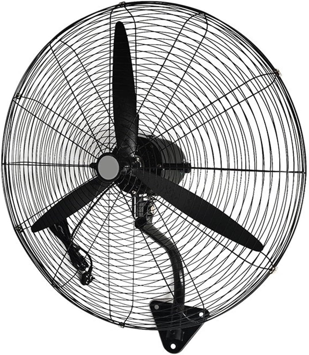 Leistungsstarker Industrie-Wandventilator, 21″/27″/31″ Wandventilator, 120°-Oszillation, 3 Geschwindigkeiten, Reinkupfermotor, Starker Luftstrom, Geräuscharm, Retro-Kühlventilator, 55 Cm, 78 Cm (31 Z