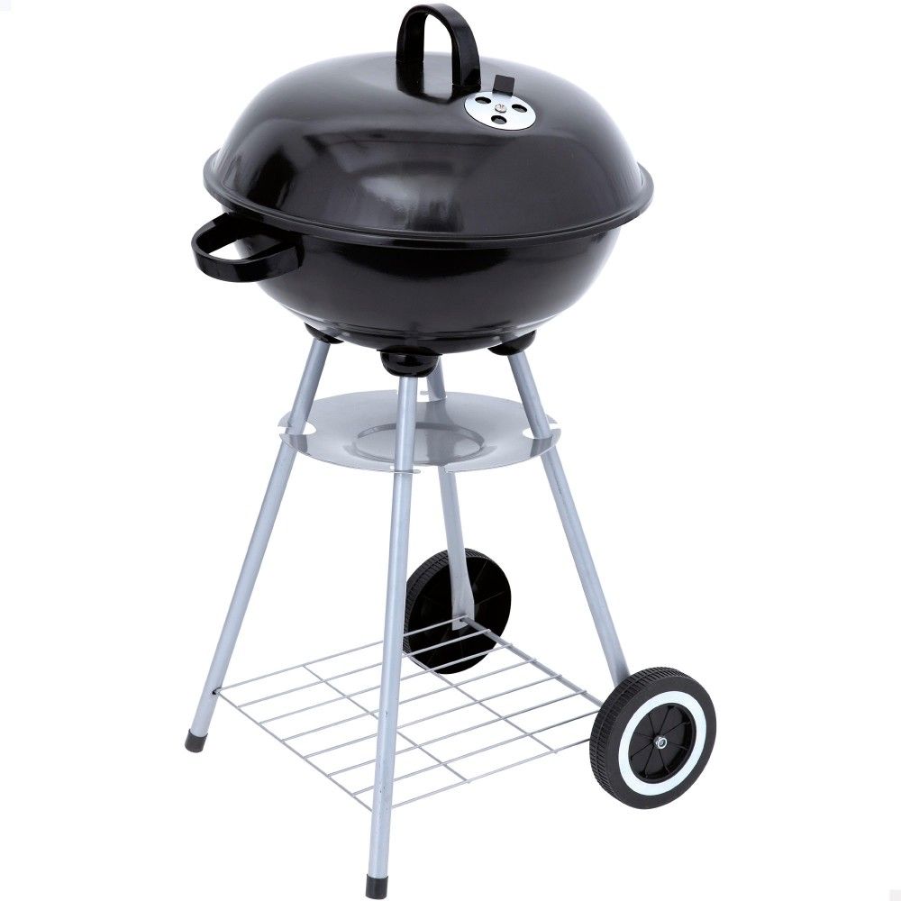 Aktywny grill węglowy z okrągłą pokrywą