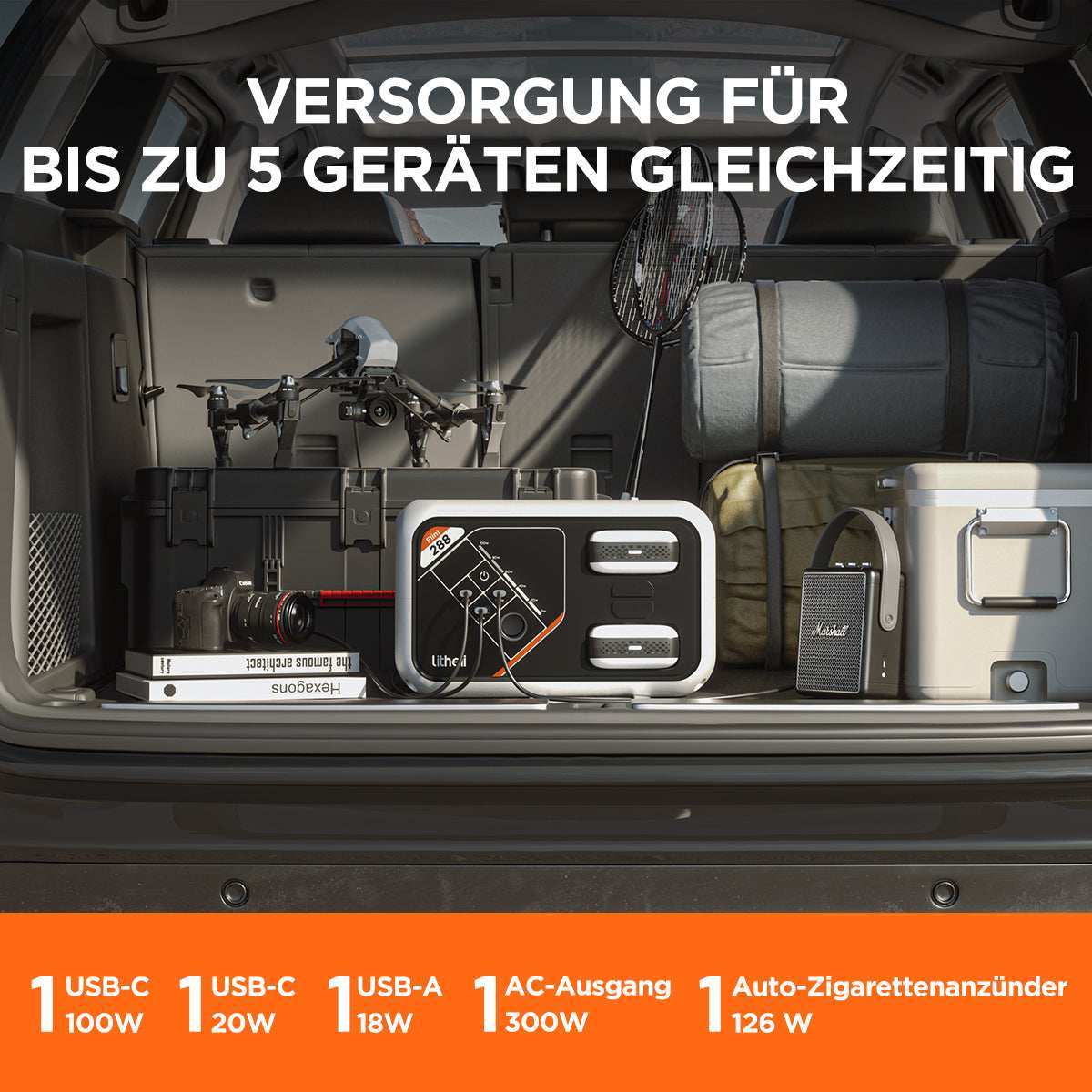 2025 Draagbaar Powerstation Litheli B288