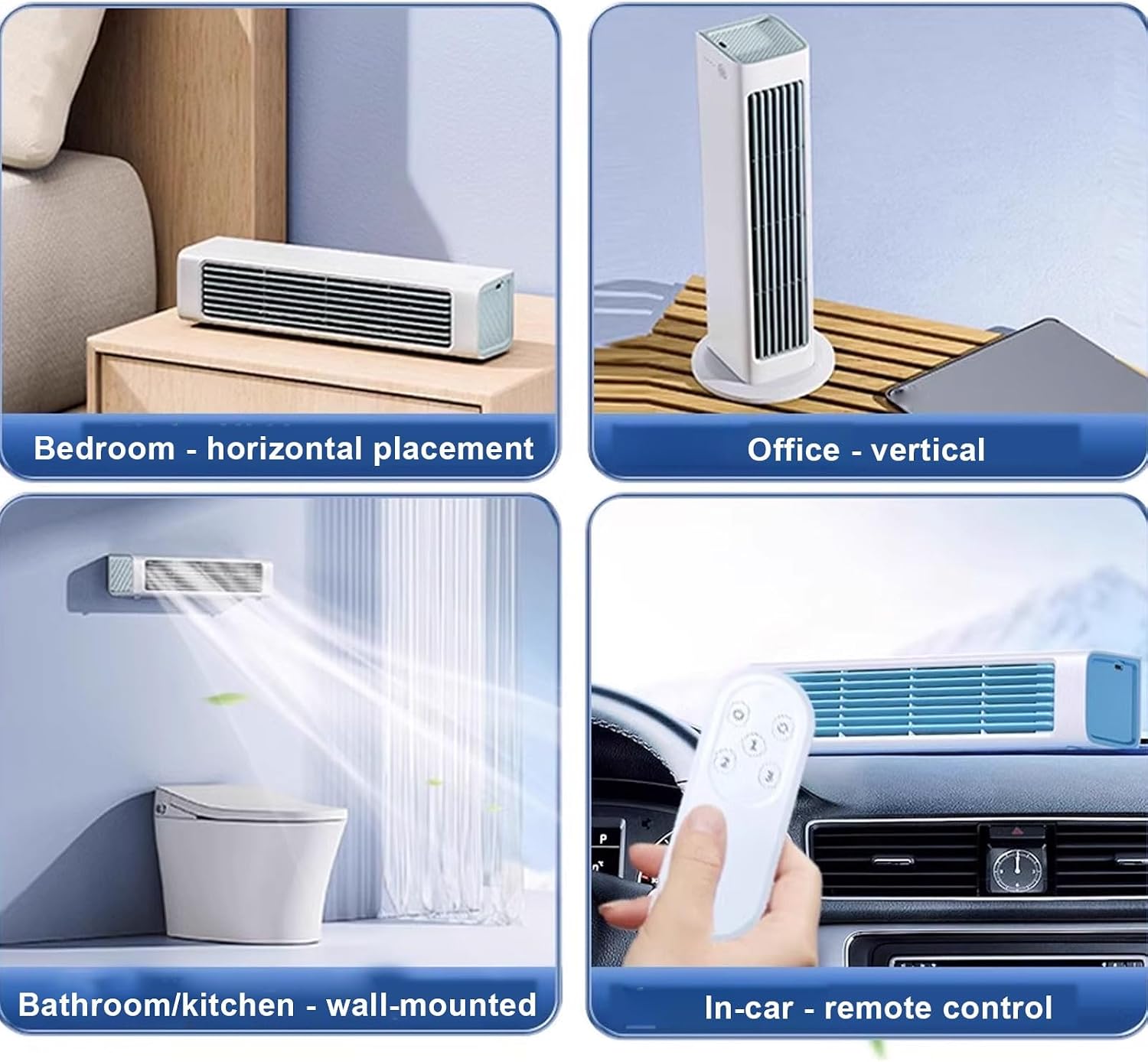 Tragbare Klimaanlage, kein Fenster nötig, Fernbedienung, 3 Geschwindigkeiten, langer Auslass für Kühlraum, Schlafzimmer, Büro