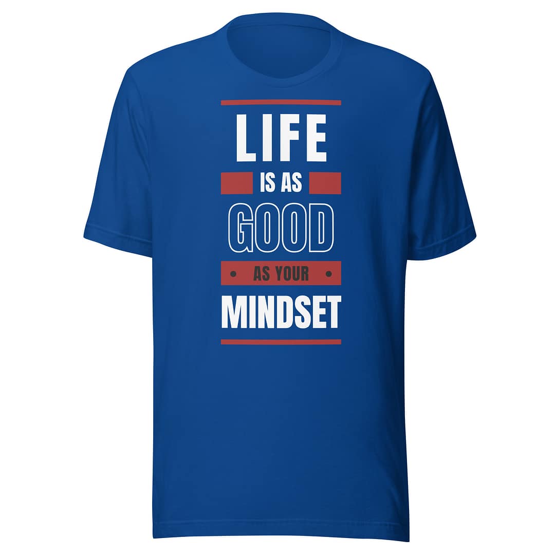 Life Is As Good As Your Mindset �?Bella + Canvas Tee