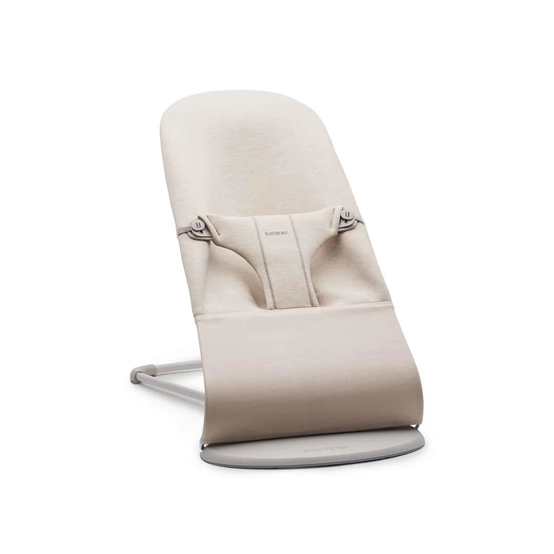 2025 BabyBj?rn Bliss wipstoel �C 3D Jersey hoes in lichtbeige, ergonomisch & comfortabel