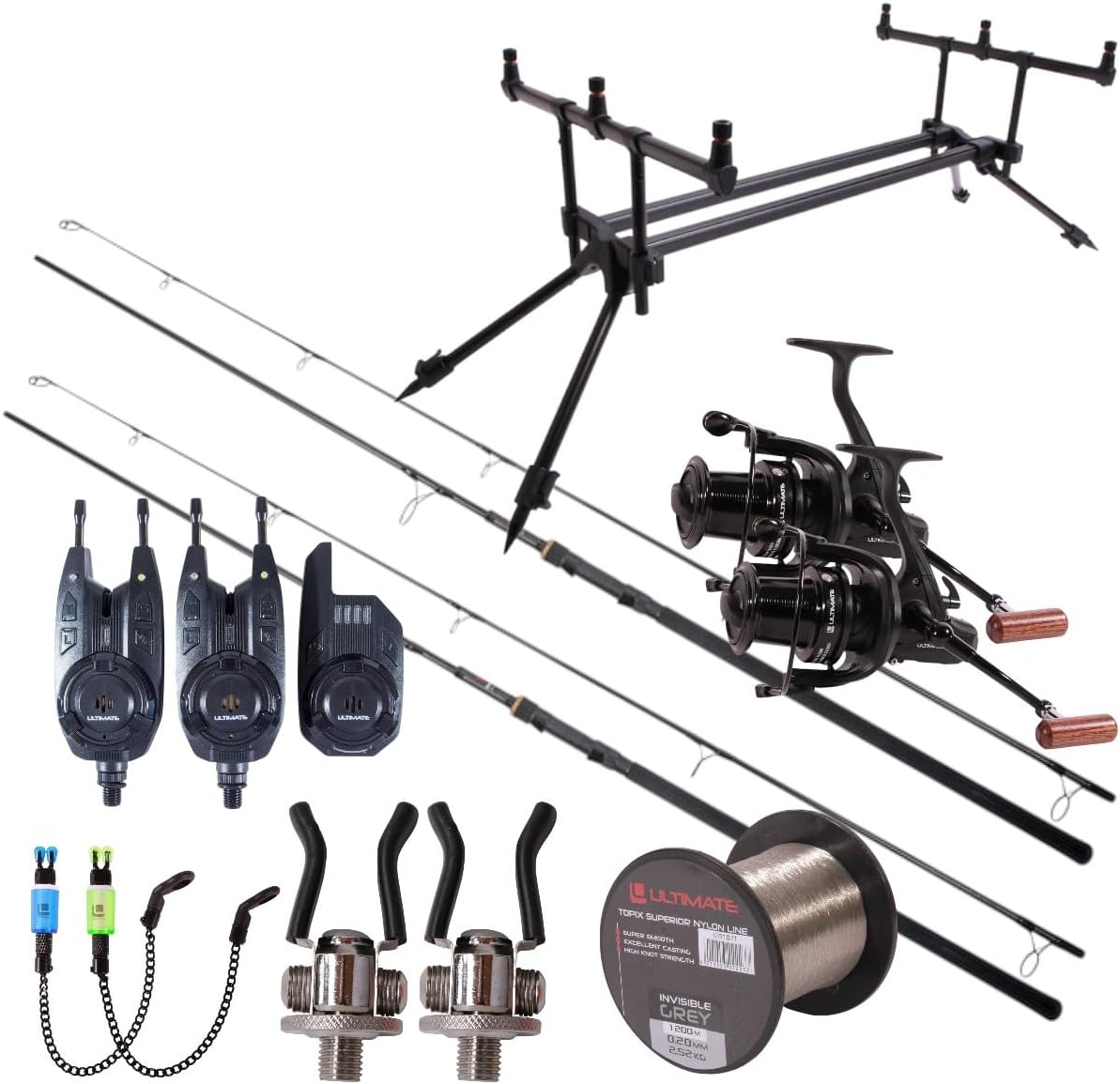Ultimate Bionic High End Carp Set 12ft Extender Eva Handvat | Karpfenset