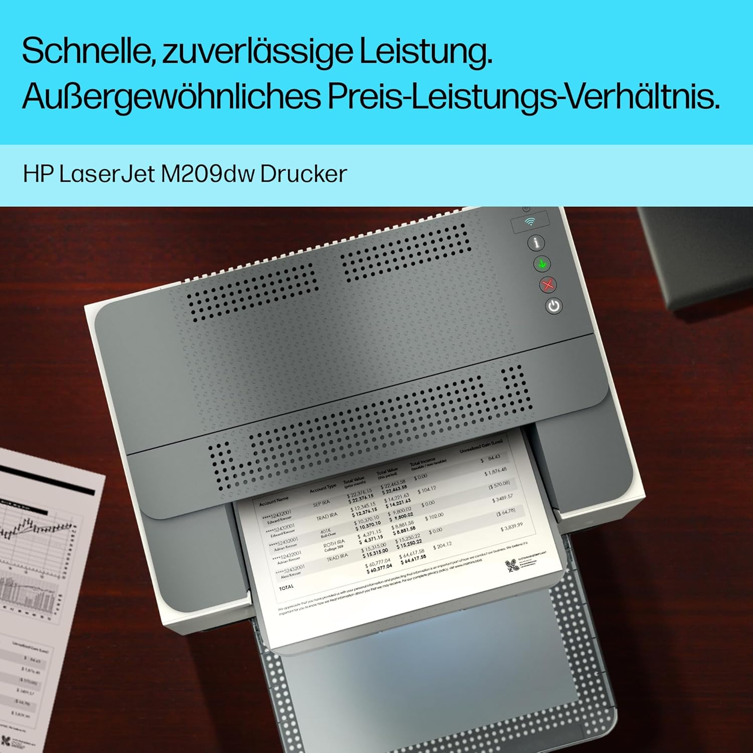 HP LaserJet MFP M235sdw Multifunktions-Laserdrucker Schwarzweiß, Drucken, Kopieren, Scannen, Automat.beidseitiger Druck, Dual-Band Wi-Fi, USB, LAN, HP Smart App, Intelligente Benutzeroberfläche