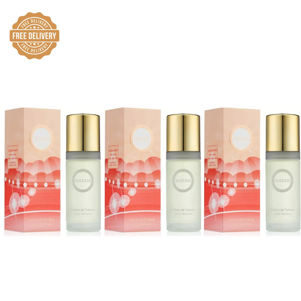 Milton Lloyd Fame Success Perfume 3 x 55ml Parfum de Toilette Spray
