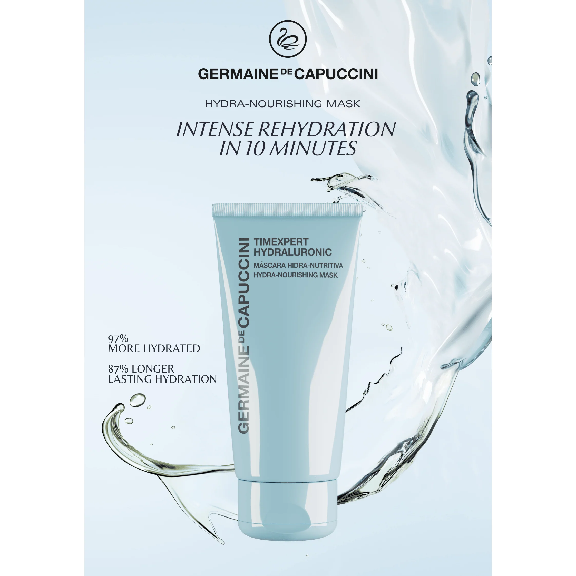 Hydraluronic Facial Mask A4 Poster