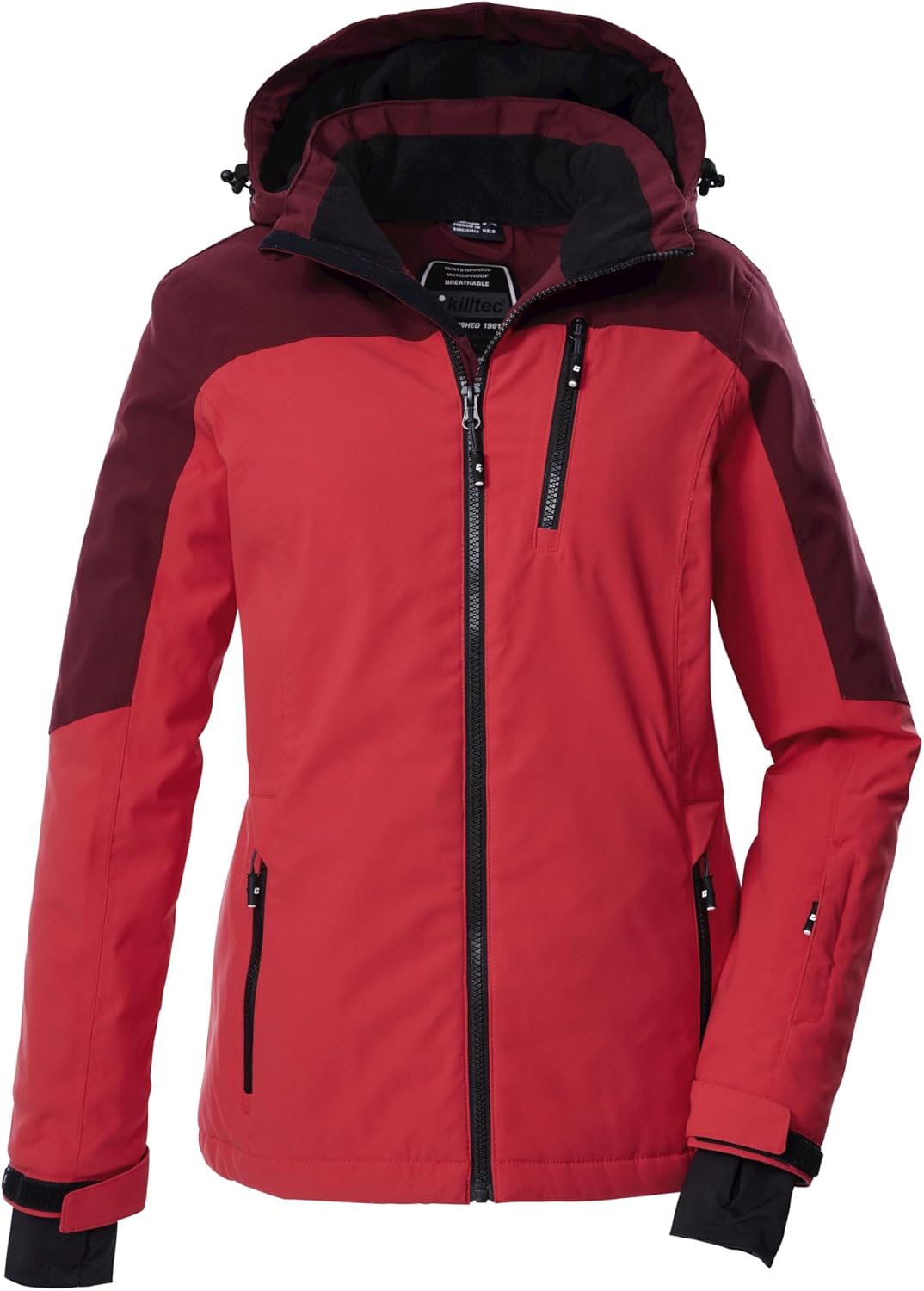 Killtec Damen Skijacke Funktionsjacke mit Kapuze und Schneefang KSW 435 WMN SKI Jckt