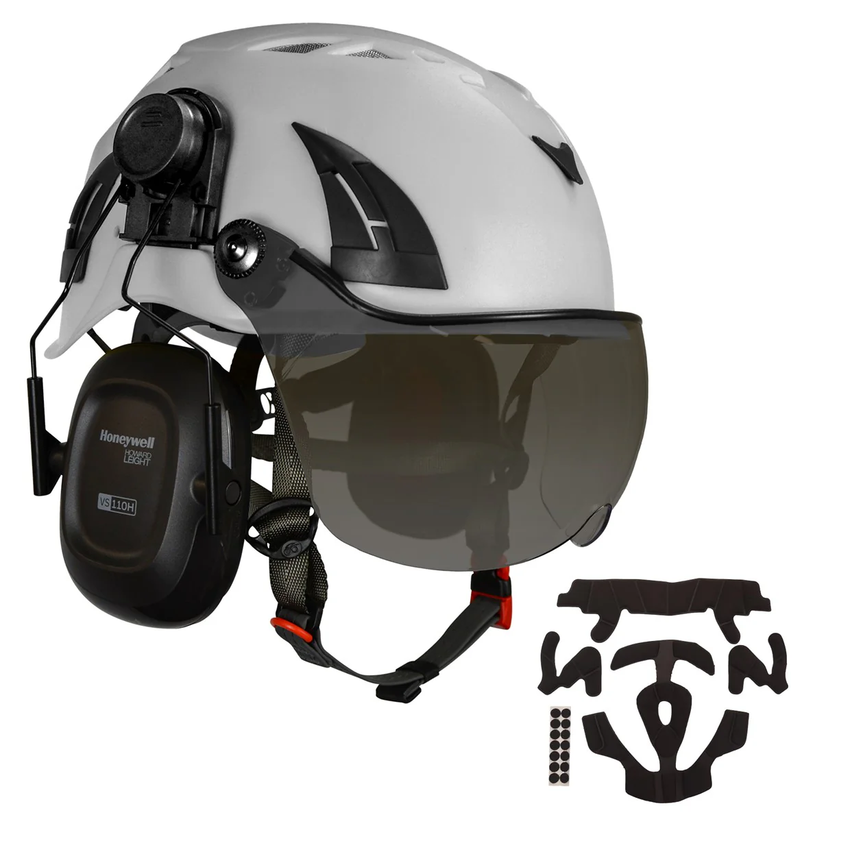 Helmet Kit 4 �C Getinte Vizier, Gehoorbeschermers, Comfort Pads & BIGBEN Ultralite Helm