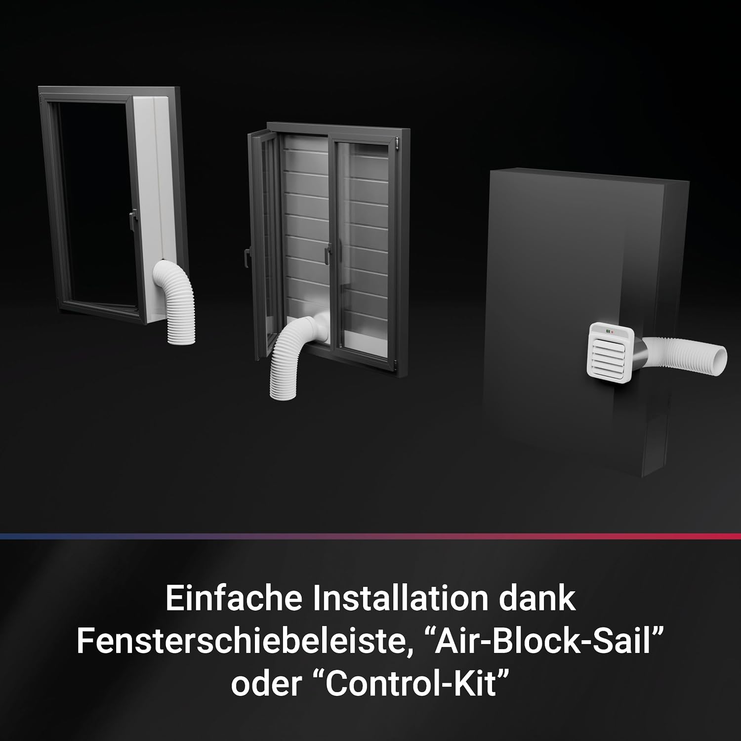SUNTEC Mobiles lokales Klimagerät Transform 10.500 Eco R290 | Klimaanlage für Räume bis 46 qm | Abluftschlauch | Kühler und Entfeuchter mit ökologischem Kühlmittel | 10.500 BTU/h | Für Wohnung & Büro