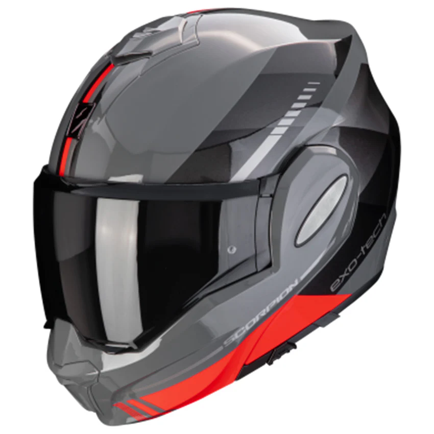 Scorpion EXO-Tech EVO Genre Modulair Motorhelm �C Klaphelm met Dubbel Vizier, ECE-goedgekeurd