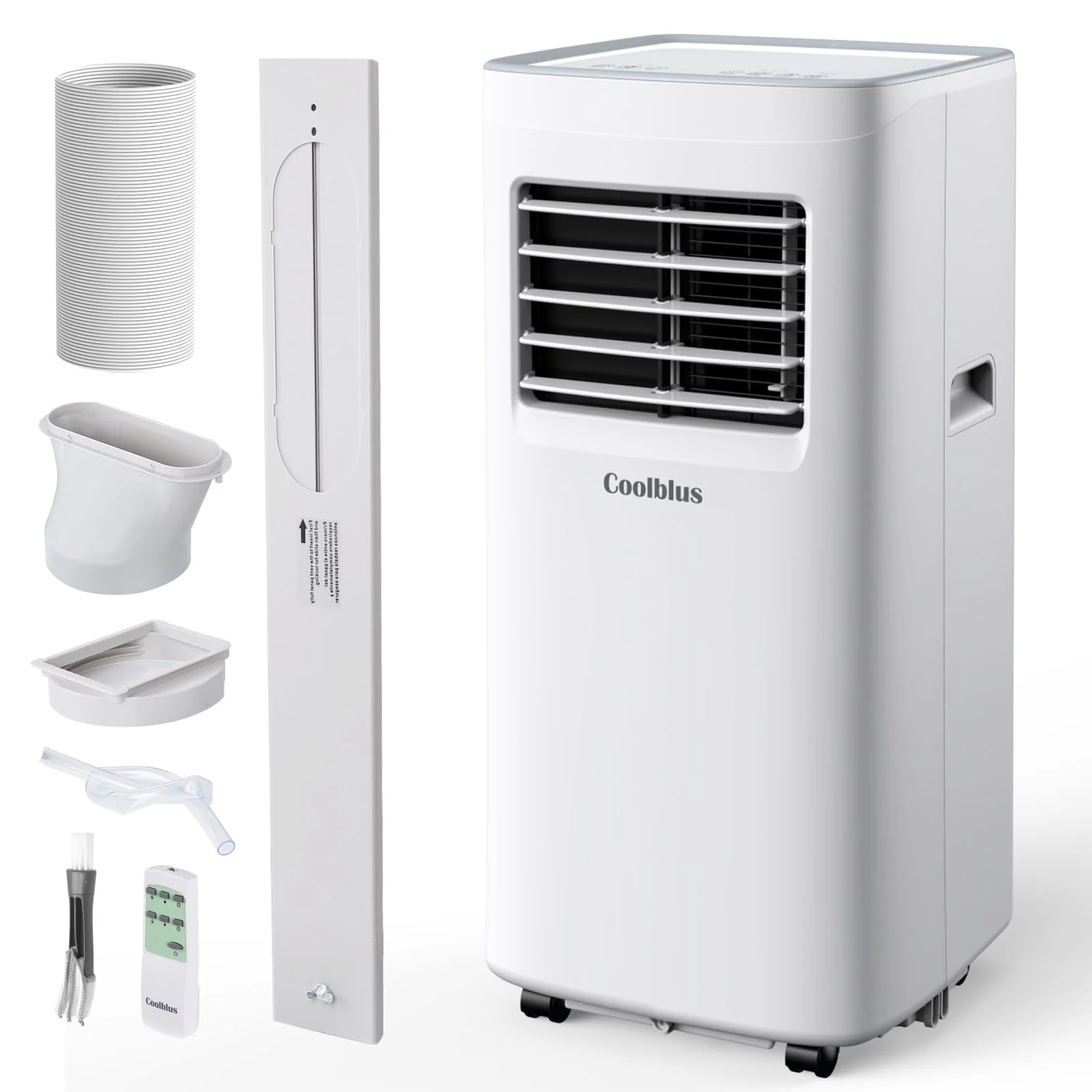 Coolblus 8500 BTU Draagbare Luchtconditioner voor Ruimtes tot 360 Vierkante Meter