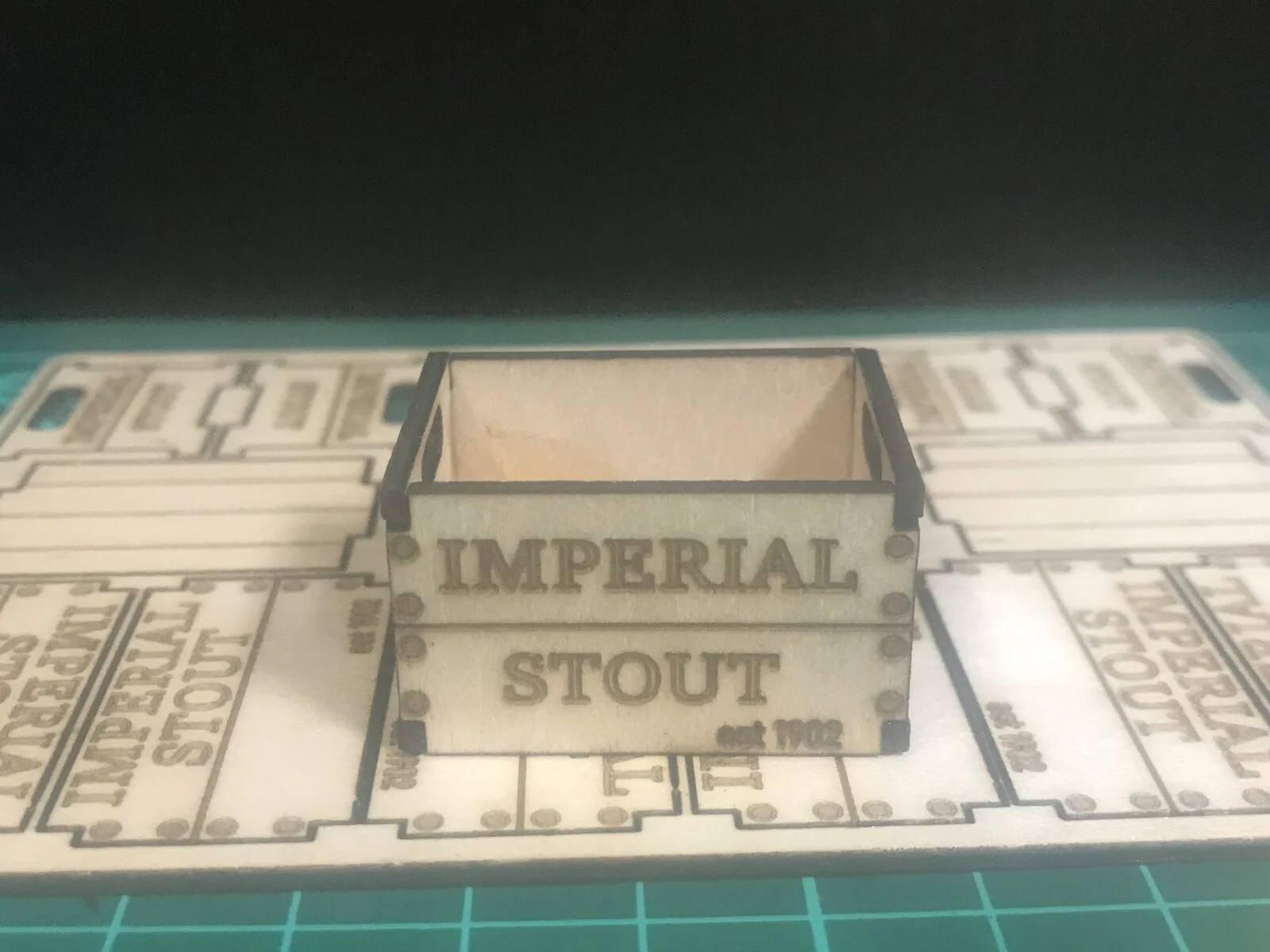 G Scale and GN15 wooden crates - 12 crates in 4 different designs