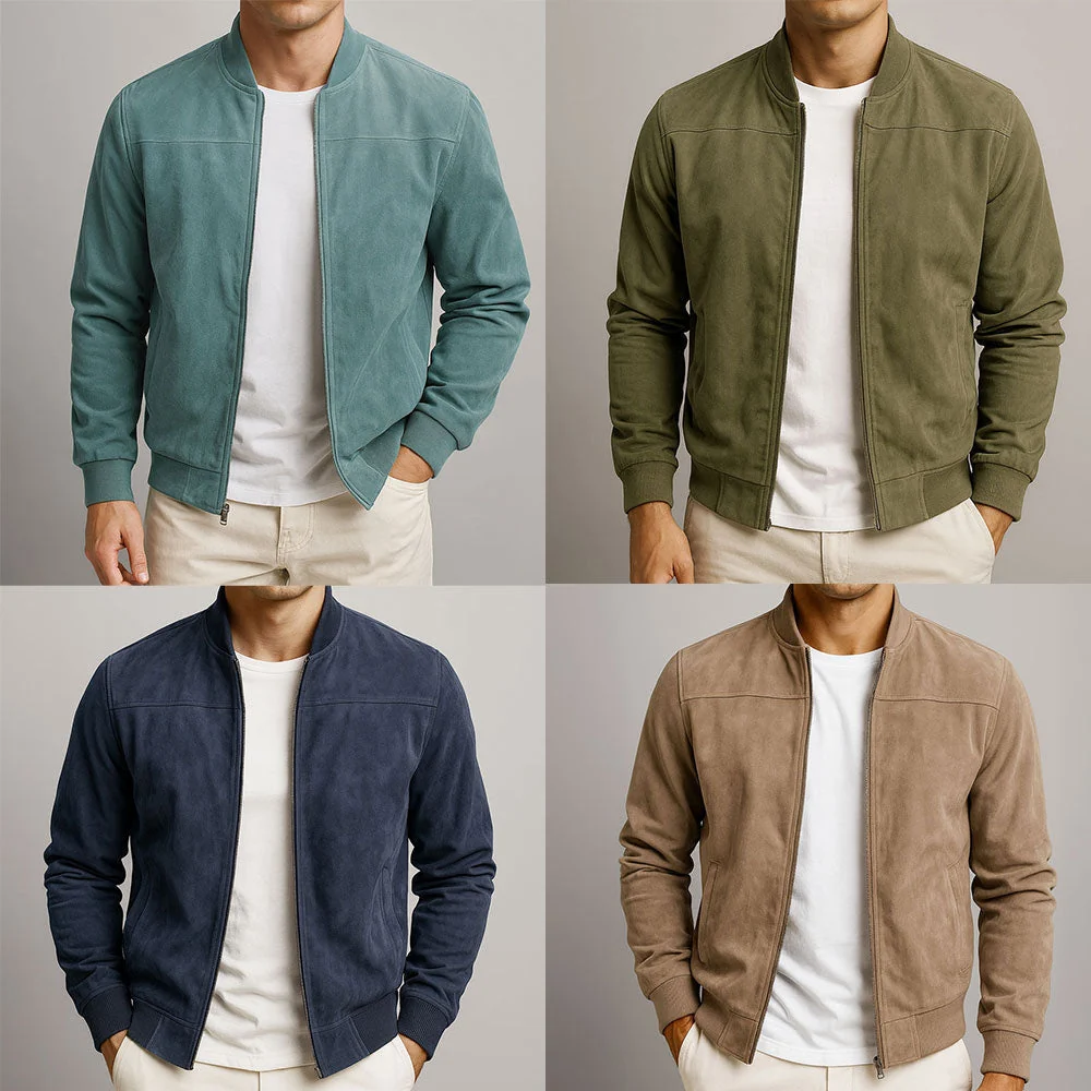 Herren-Wildlederjacke �C Zeitlose Eleganz und raffinierter Stil