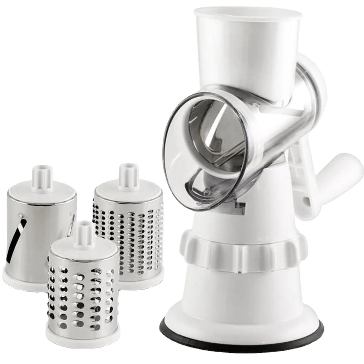 3-in-1 Manual Vegetable Slicer & Mandoline Chopper �?Multifunction Grater, Shredder & Potato Cutter