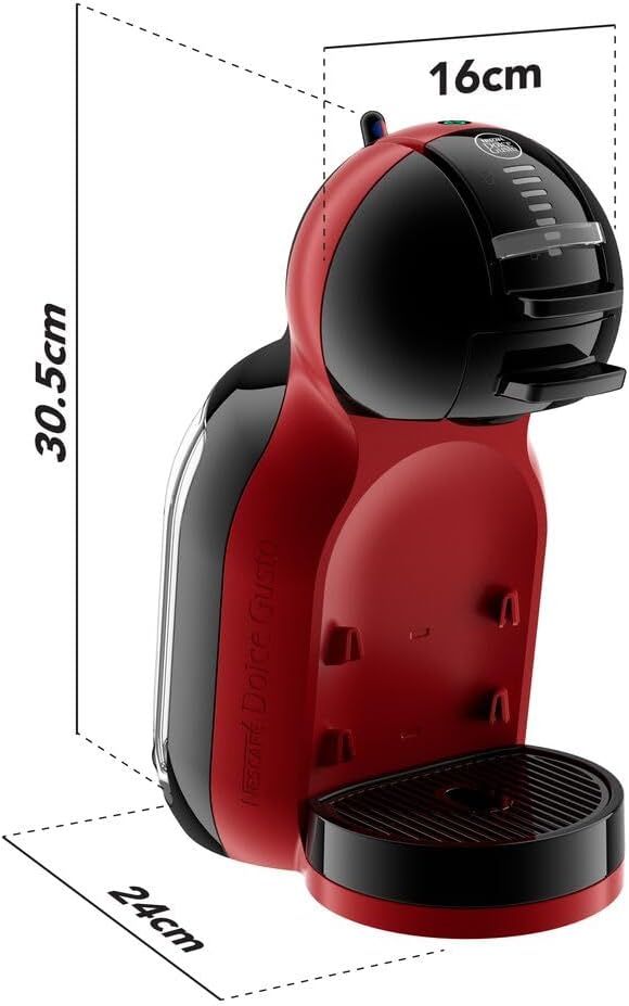NESCAF DOLCE GUSTO MINI ME by KRUPS arctic-grey/ schwarz automatische Kaffeekapselmaschine